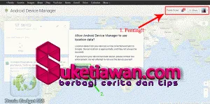 Cara menggunakan Android Device Manager